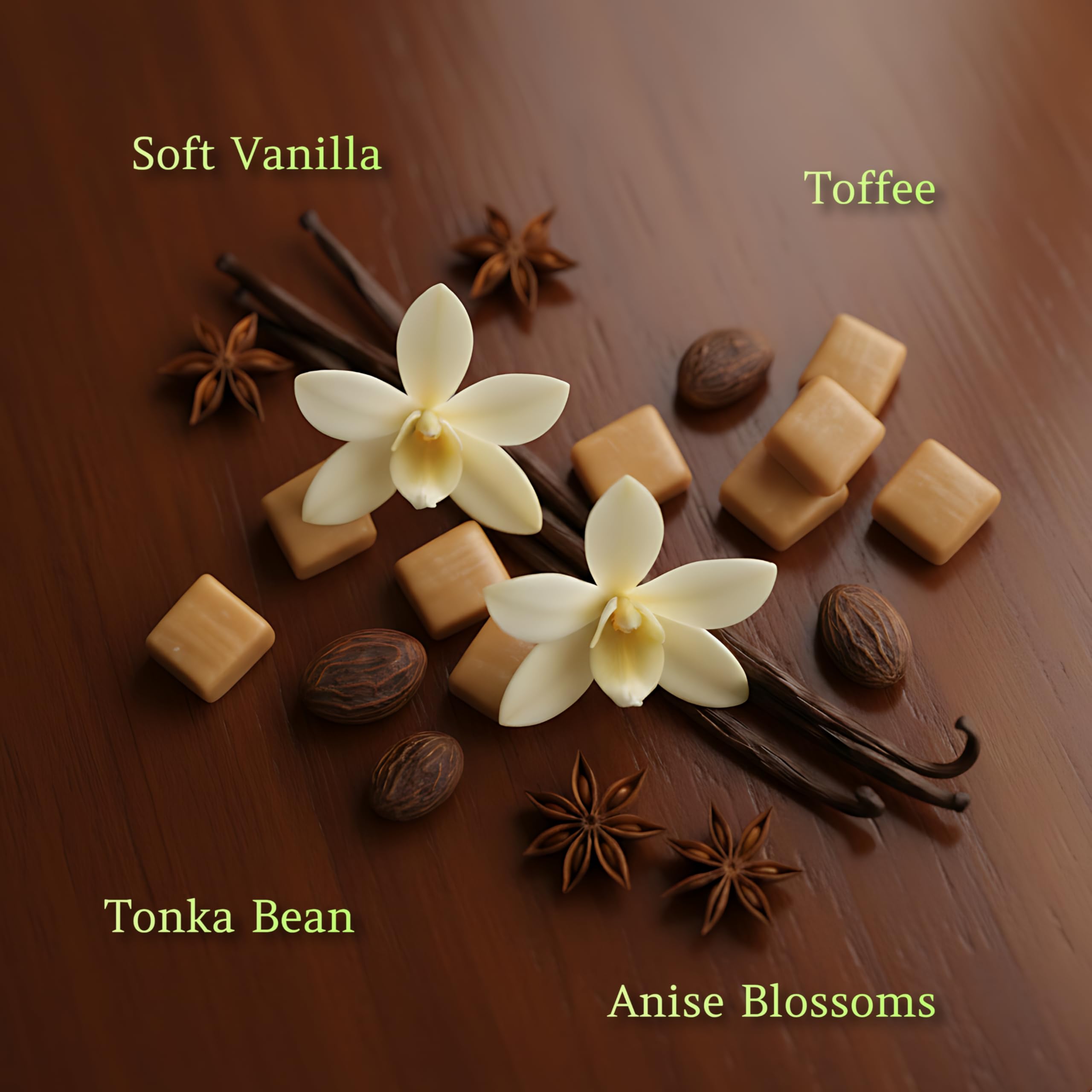Atralia Matcha Latte vanilla-tonka-musk base supports evening wear and lingering warmth