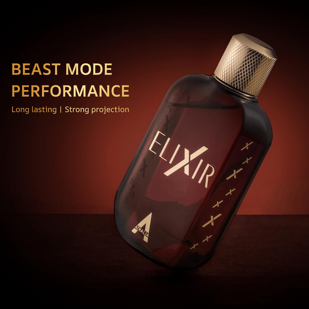 Atralia Elixir cap detail wooden, premium craftsmanship in hand.