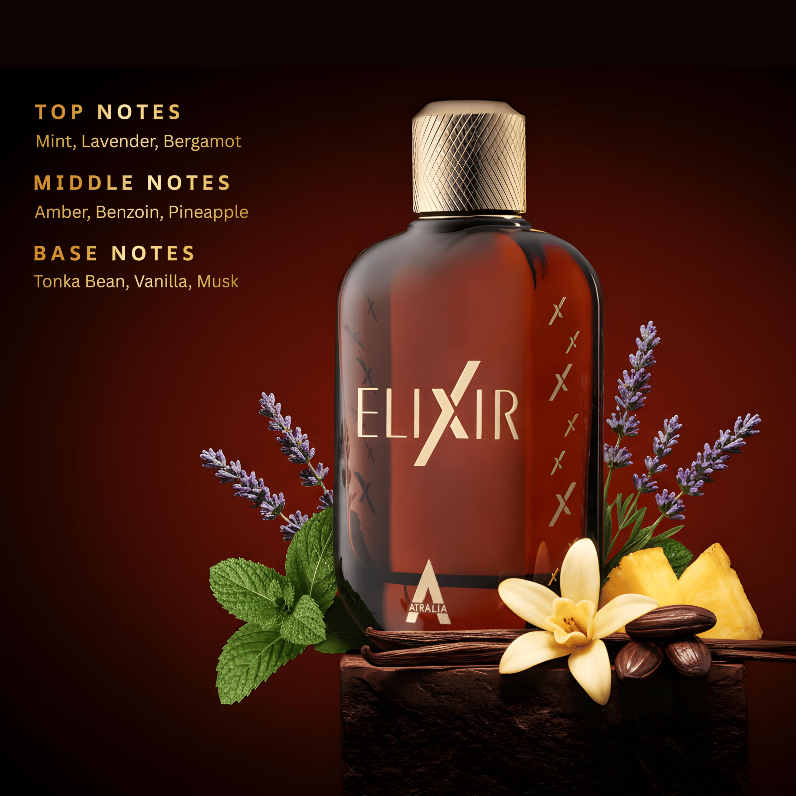 Atralia Elixir fragrance spray mist, portable refresh for the day.