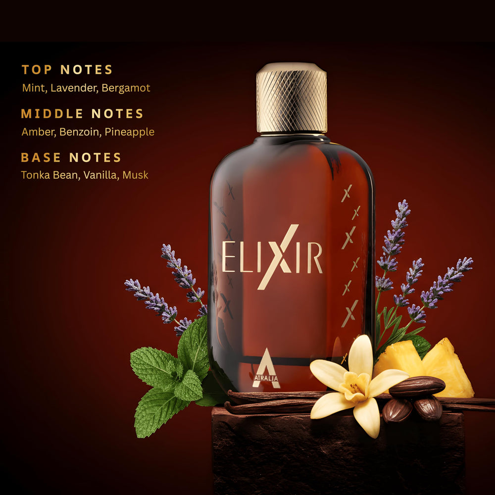 Atralia Elixir fragrance spray mist, portable refresh for the day.
