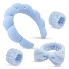 ATROCH Puffy Spa Headband close-up, securing hair during cleansing and skincare.