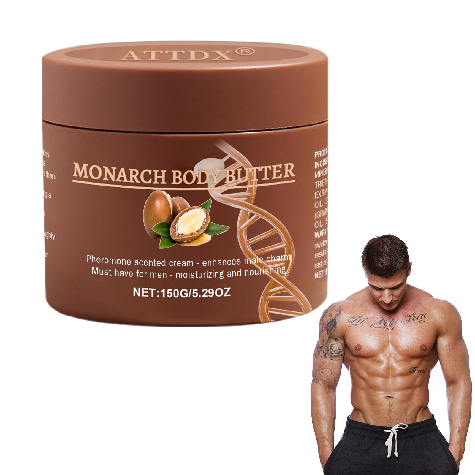 ATTDX Crema con feromonas para hombres, aroma sutil que potencia la presencia