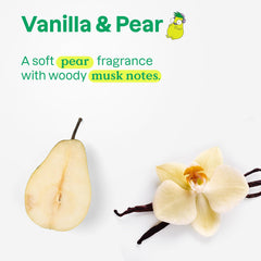 ATTITUDE Aroma de pera y vainilla para una experiencia agradable.