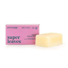 ATTITUDE barra jabon cuerpo origen natural, limpieza suave para piel sensible