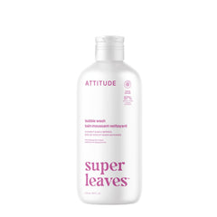 ATTITUDE Bubble Bath botella con fragancia coco y bayas para una experiencia de baño aromática