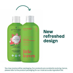 Espuma cremosa Attitude para baño de niños, agradable y suave
