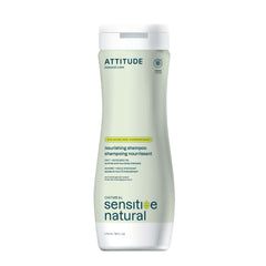 ATTITUDE Champú para cabello sensible, enfoque en cuero cabelludo delicado para uso diario.