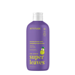 ATTITUDE Champú y Jabón para niños en envase práctico para la rutina diaria.