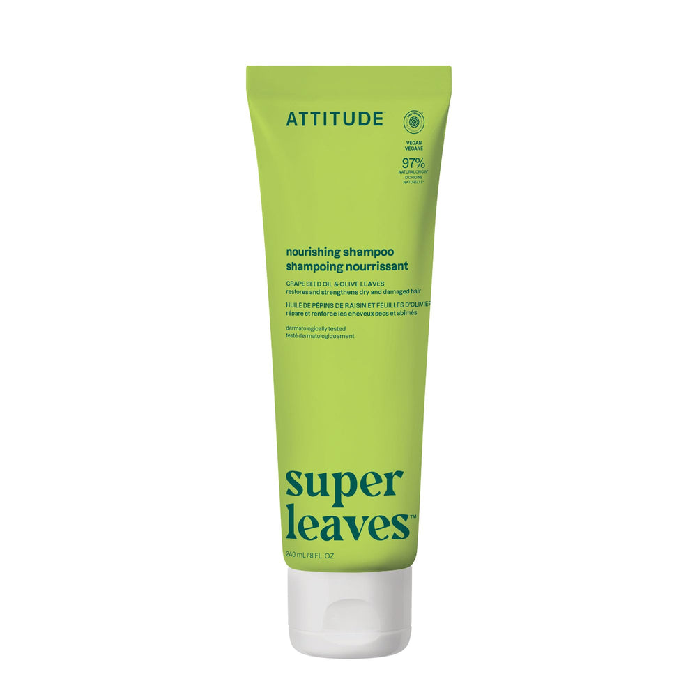 ATTITUDE Champú Nutritivo – botella 8oz: cuidado suave para cabello seco