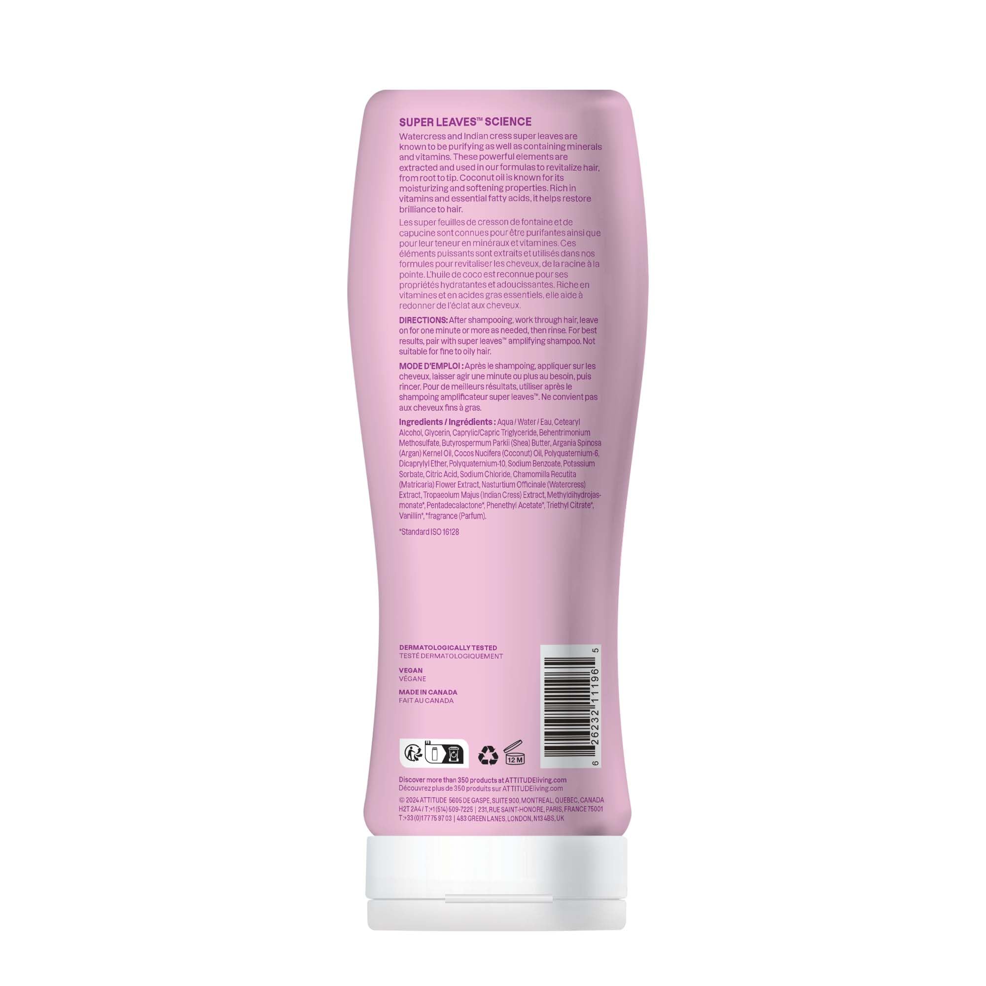 ATTITUDE Aroma floral suave, experiencia diaria para rizos.
