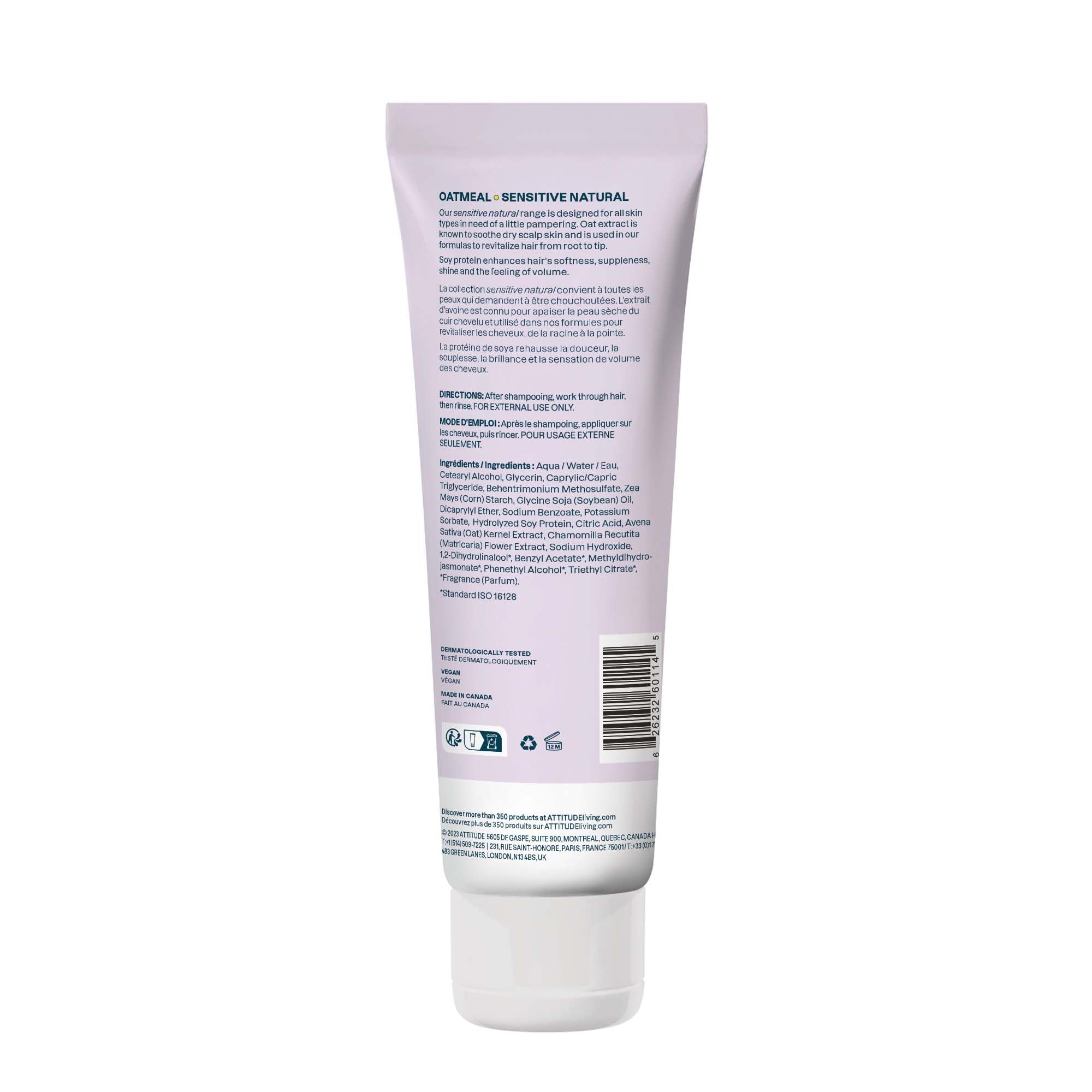 Uso diario con ATTITUDE para cabello fino ligero y fácil de peinar