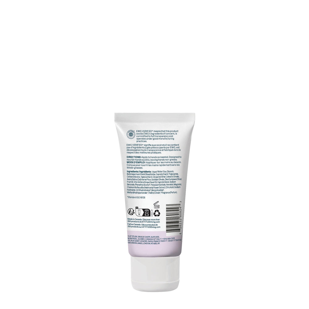 ATTITUDE crema de manos dermatológicamente probada y vegana.