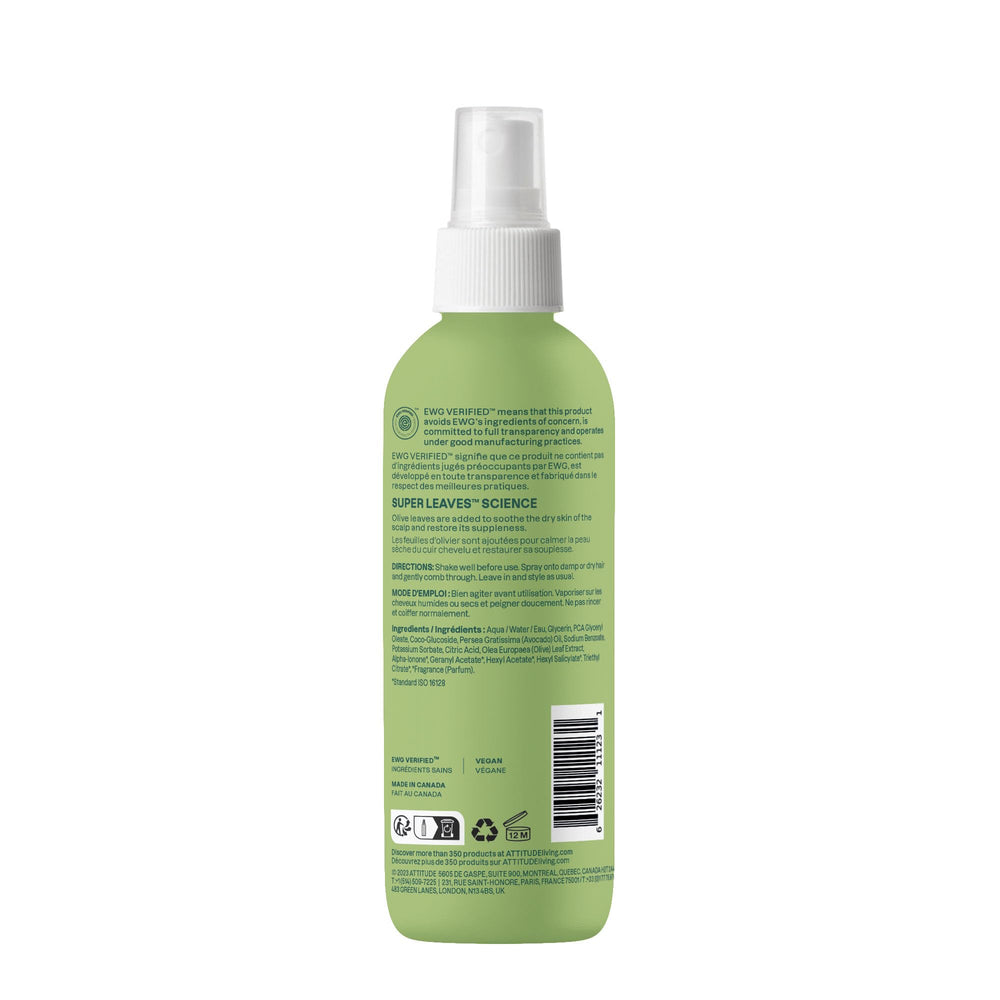 ATTITUDE Desenredante spray, perfuma el cabello con toque fresco durante el día.
