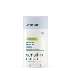 ATTITUDE desodorante piel sensible, envase compacto para llevar y protección diaria