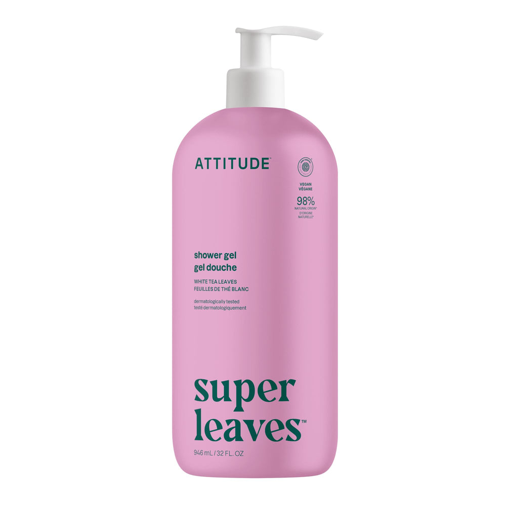 ATTITUDE Ducha relajante: botella lista para tu rutina diaria de limpieza suave.