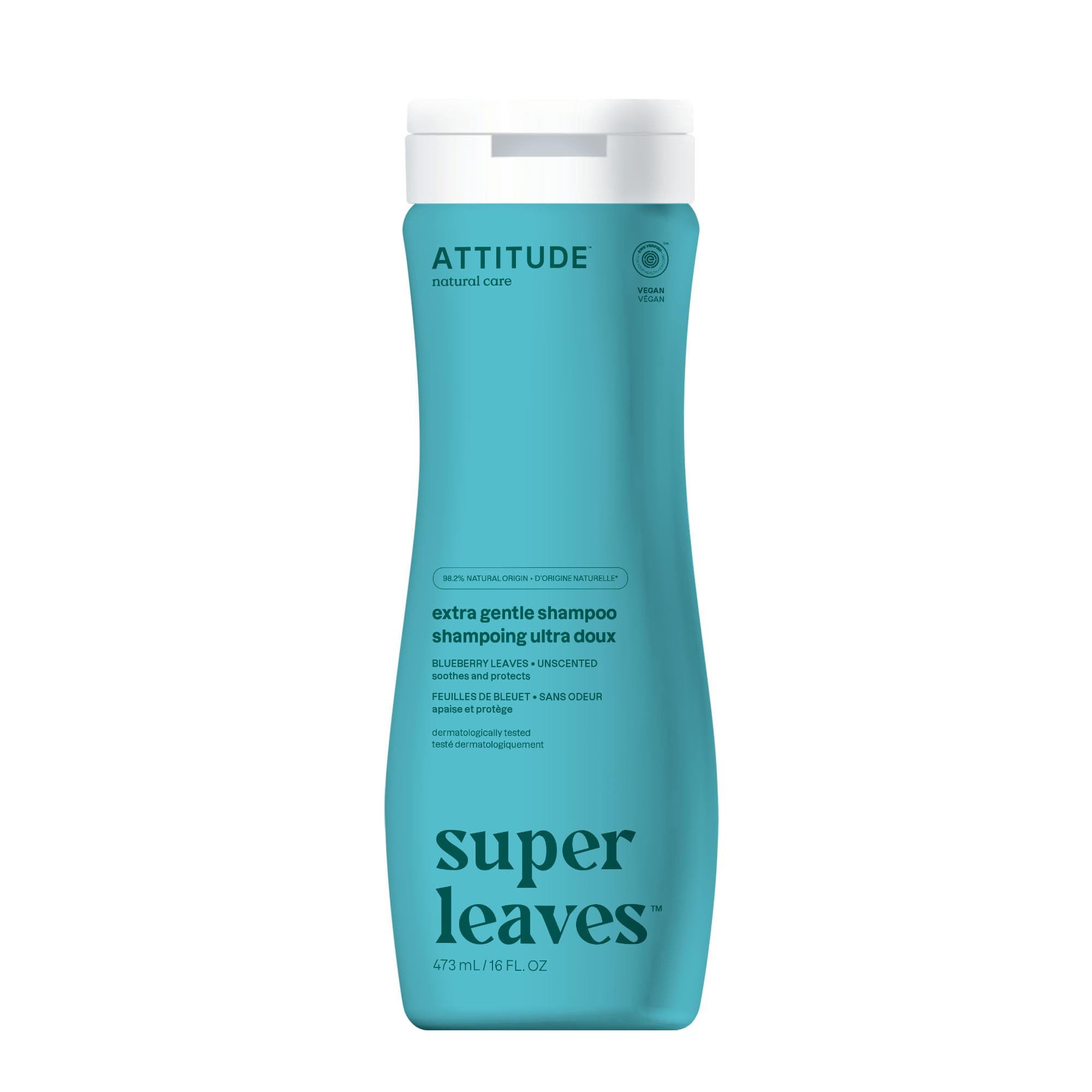 ATTITUDE champú Extra Suave en envase transparente para uso diario suave