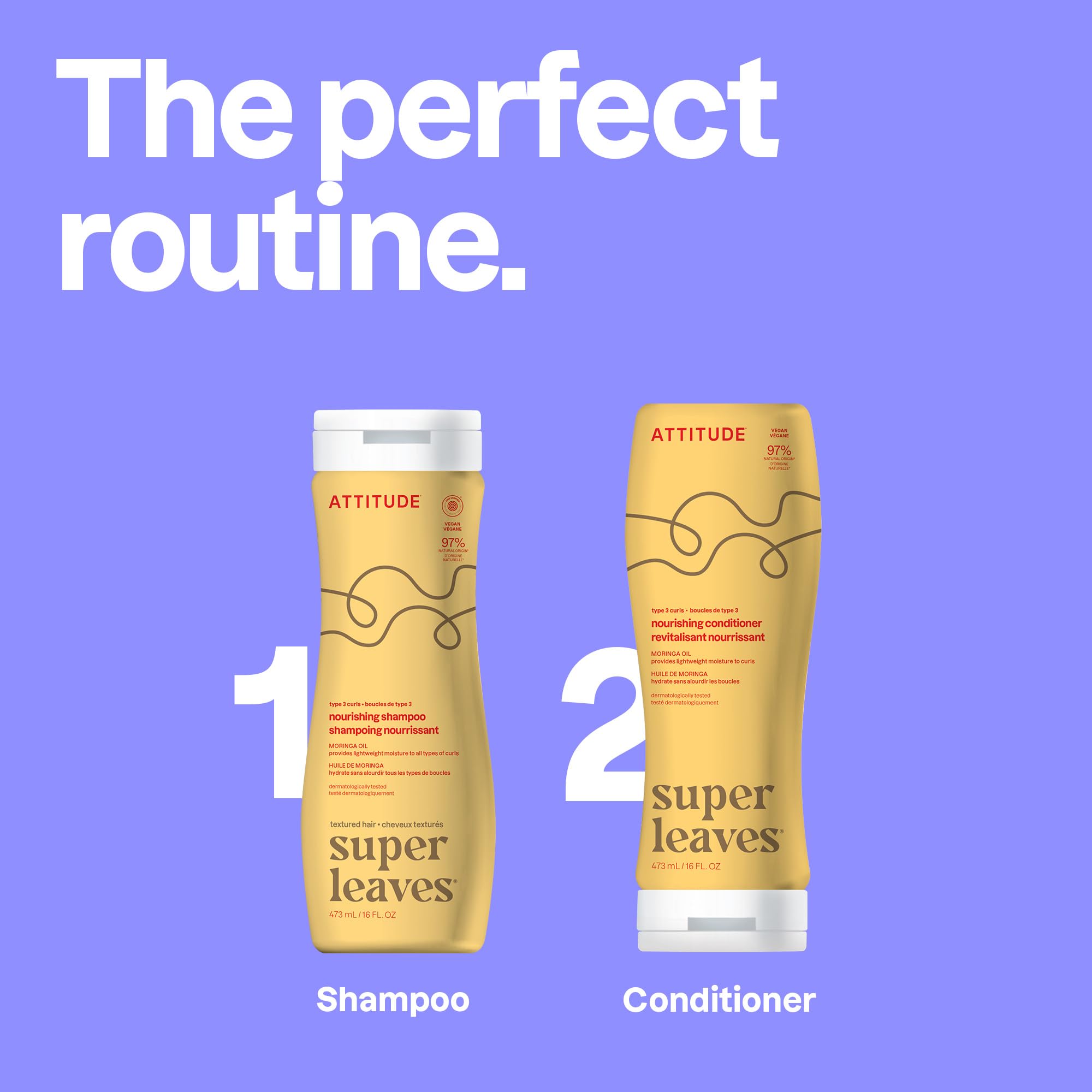 ATTITUDE Fórmula vegana y dermatologicamente probada para uso diario.