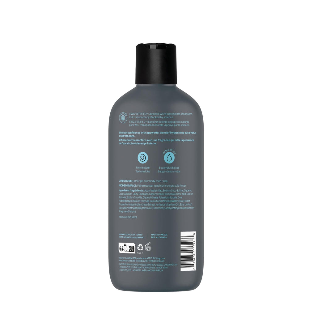 ATTITUDE gel de ducha uso diario, crea ritual de cuidado sin resecar.