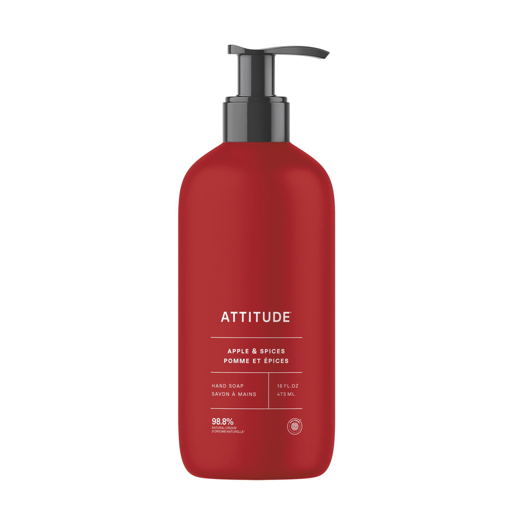 ATTITUDE jabón líquido para manos con espuma generosa, ideal para uso diario.