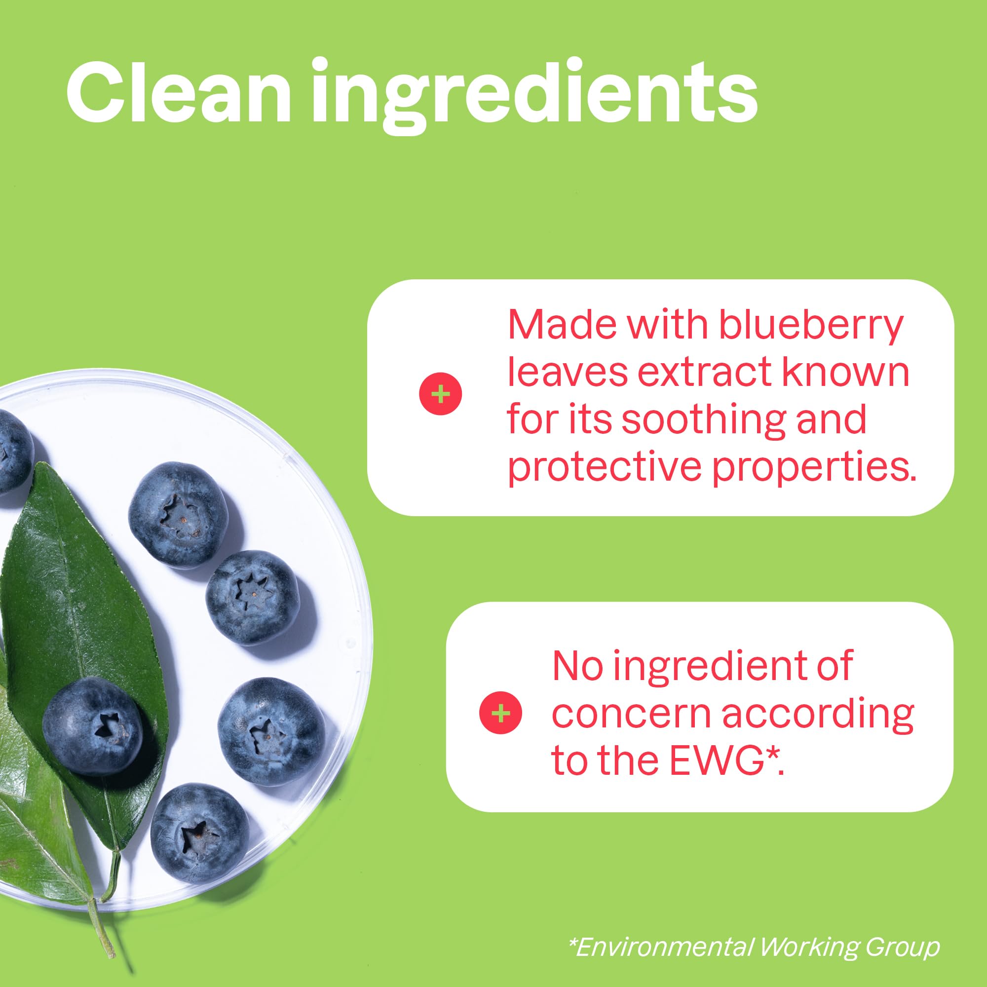 ATTITUDE Kids Shampoo blueberry leaf closeup highlights soothing natural extract for gentle care.