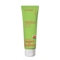 ATTITUDE Kids Shampoo bottle front shows a gentle daily-clean formula for children.