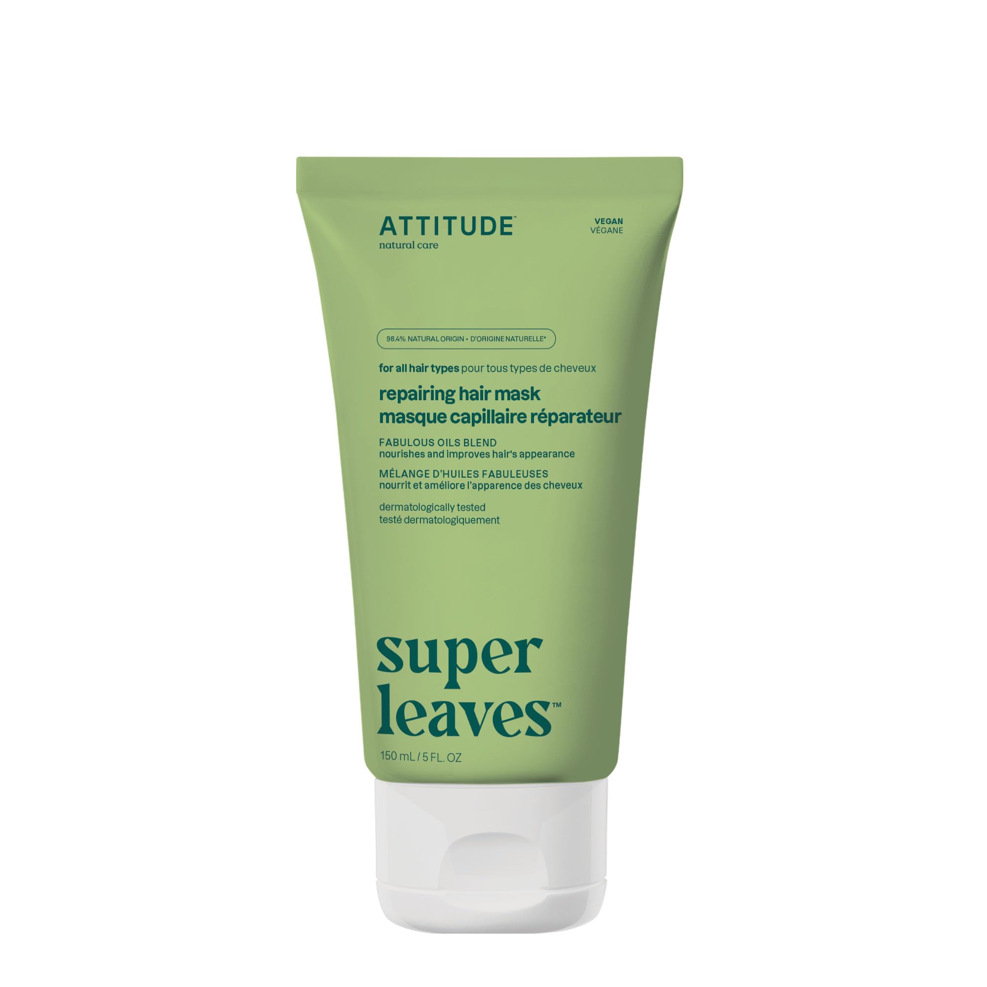 ATTITUDE Mascarilla Reparadora en bote, nutre y revitaliza el cabello con fórmula natural.