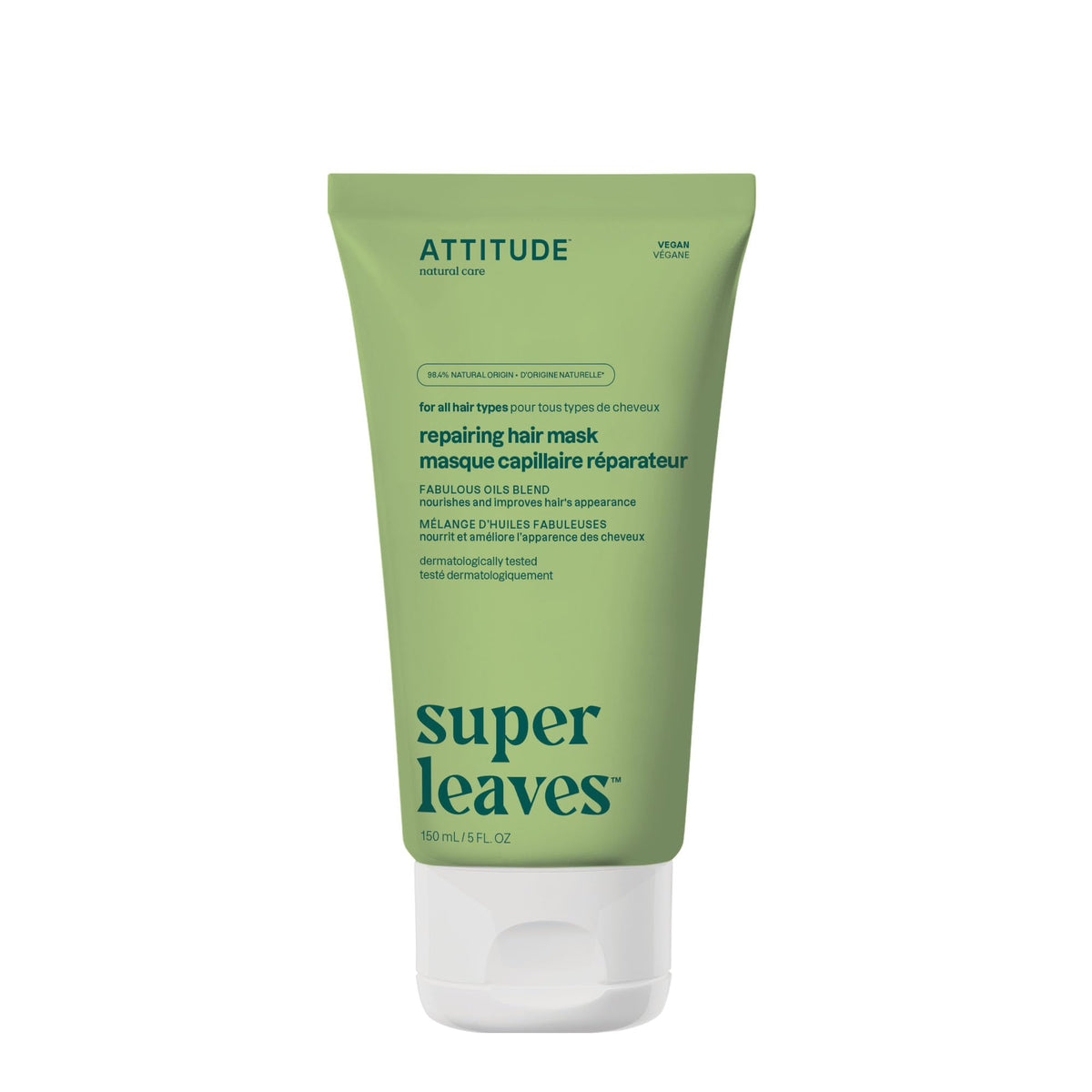 ATTITUDE Mascarilla Reparadora en bote, nutre y revitaliza el cabello con fórmula natural.