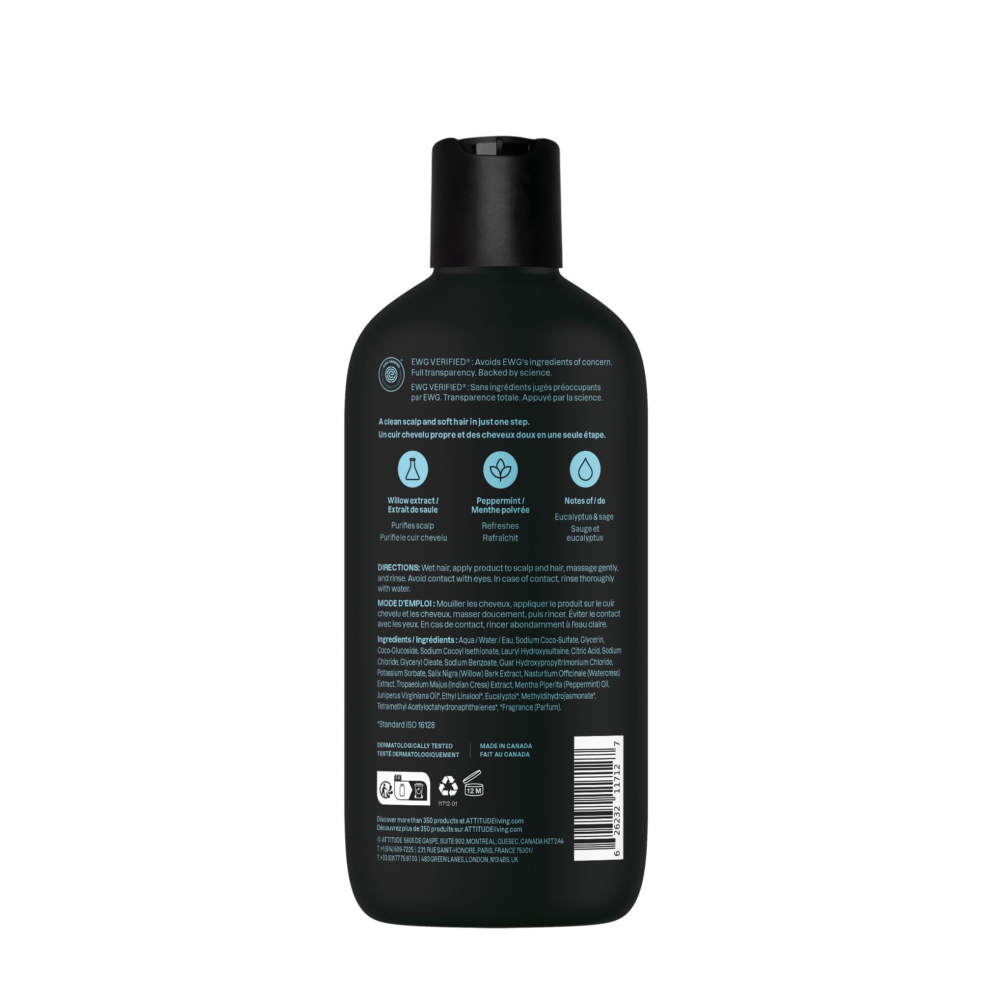 ATTITUDE 2in1 bottle pour closeup indicating easy application