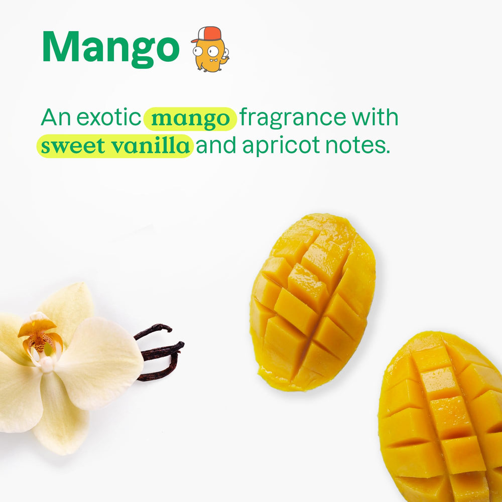 ATTITUDE para niños aroma mango suave, experiencia agradable durante el baño.