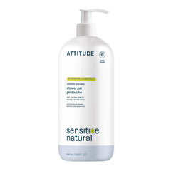 ATTITUDE sensitive skin bottle with creamy foam for gentle daily cleansing
