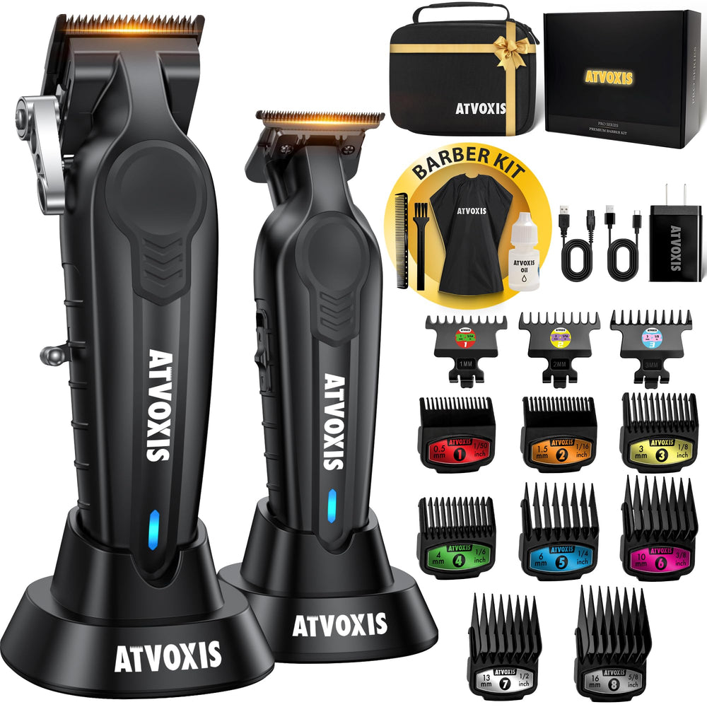 ATVOXIS hairclipper with DLC blade delivers sharp, smooth cuts on dense hair