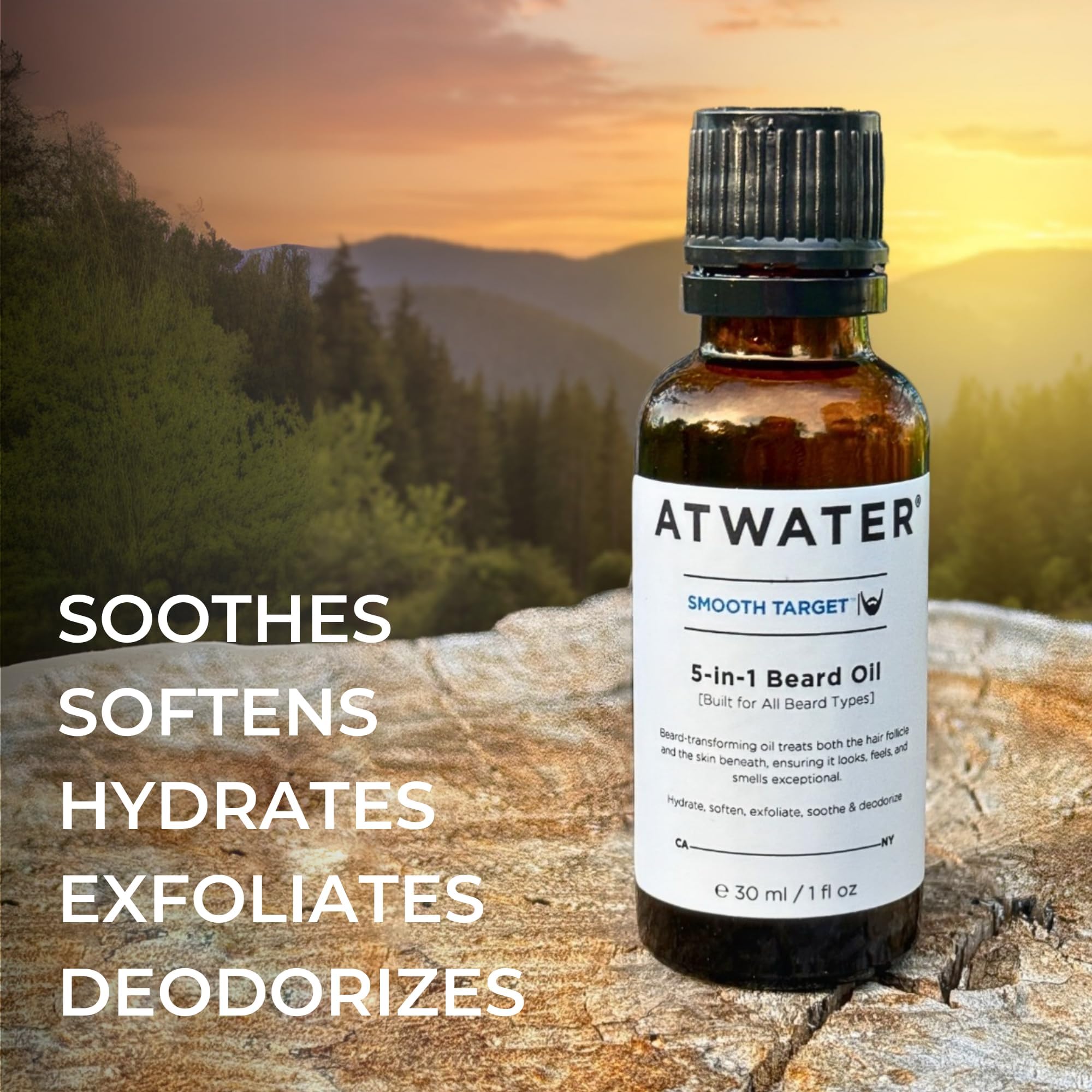 ATWATER beard oil dropper for precise application and even coverage.