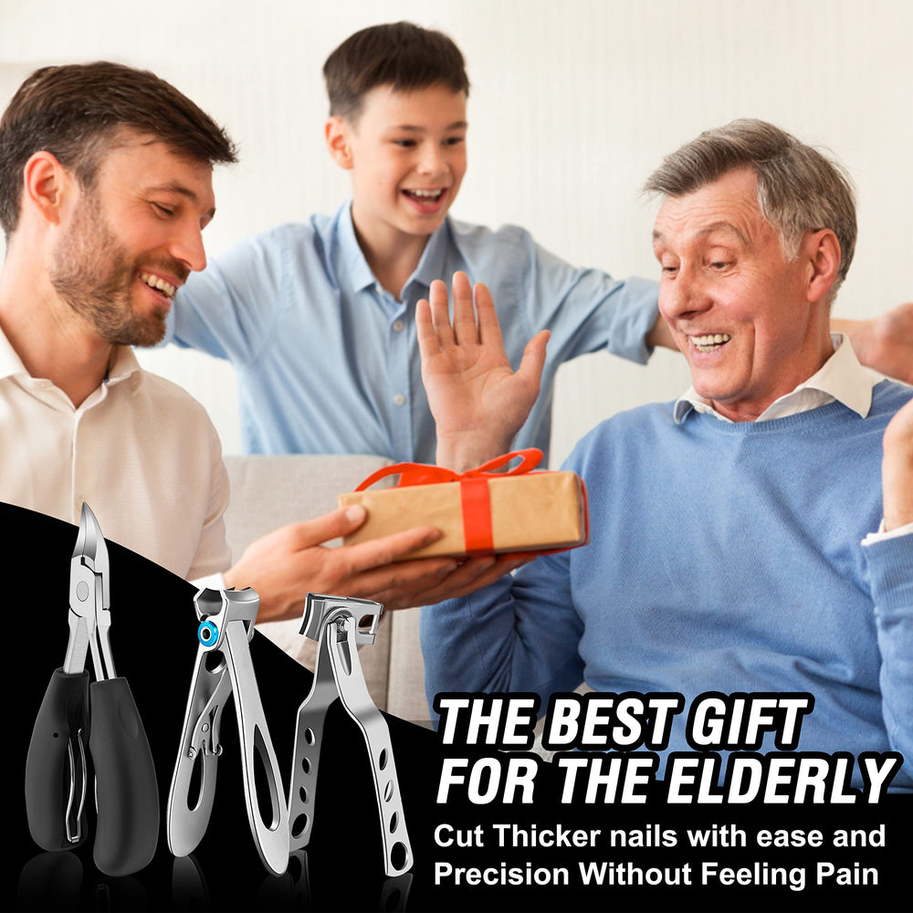 Aucurwen 7-piece pedicure kit packaged for gifting.
