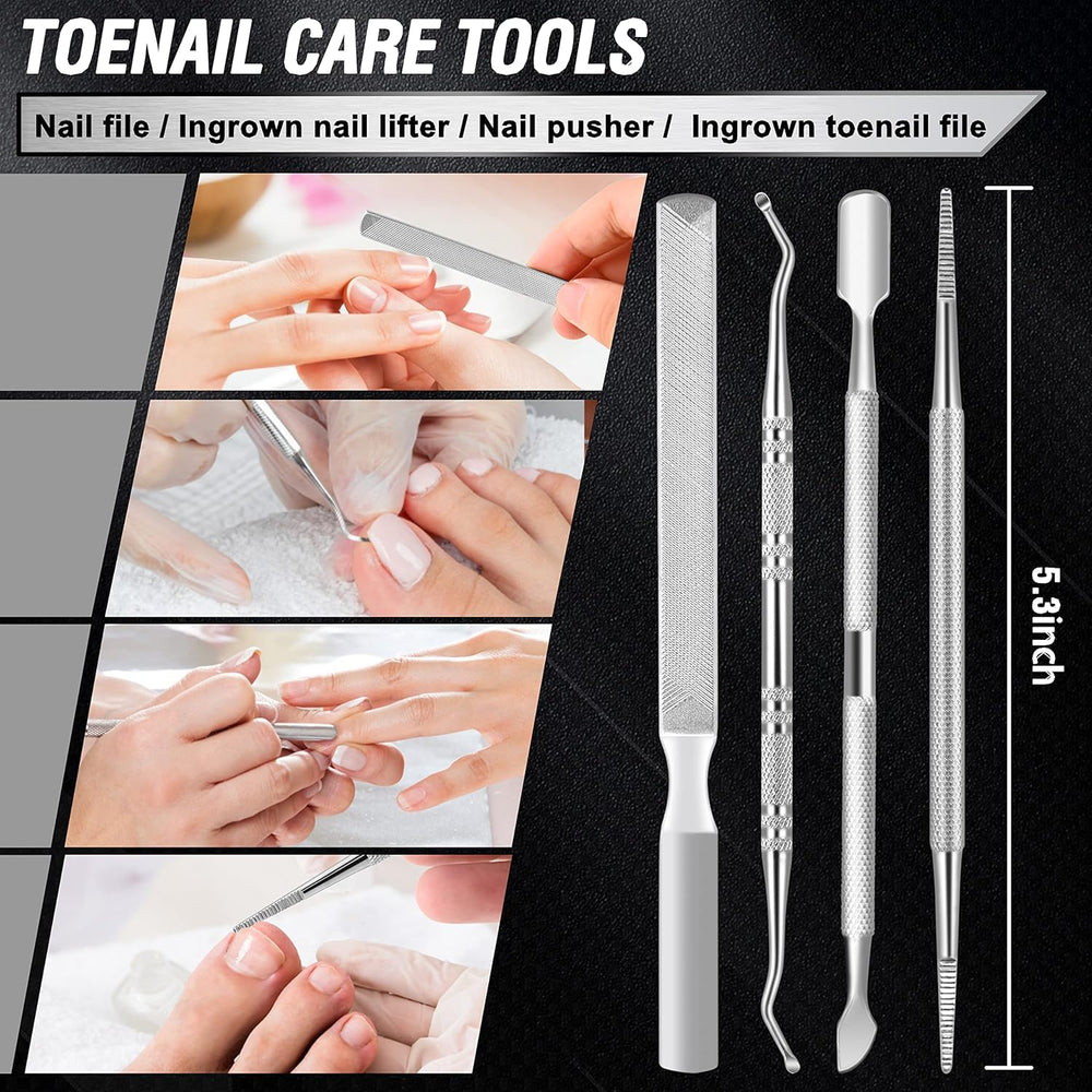 Aucurwen nail file with ergonomic handle for comfortable filing sessions.