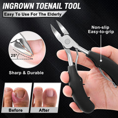 Aucurwen 360° rotating clipper reduces wrist strain during trimming.