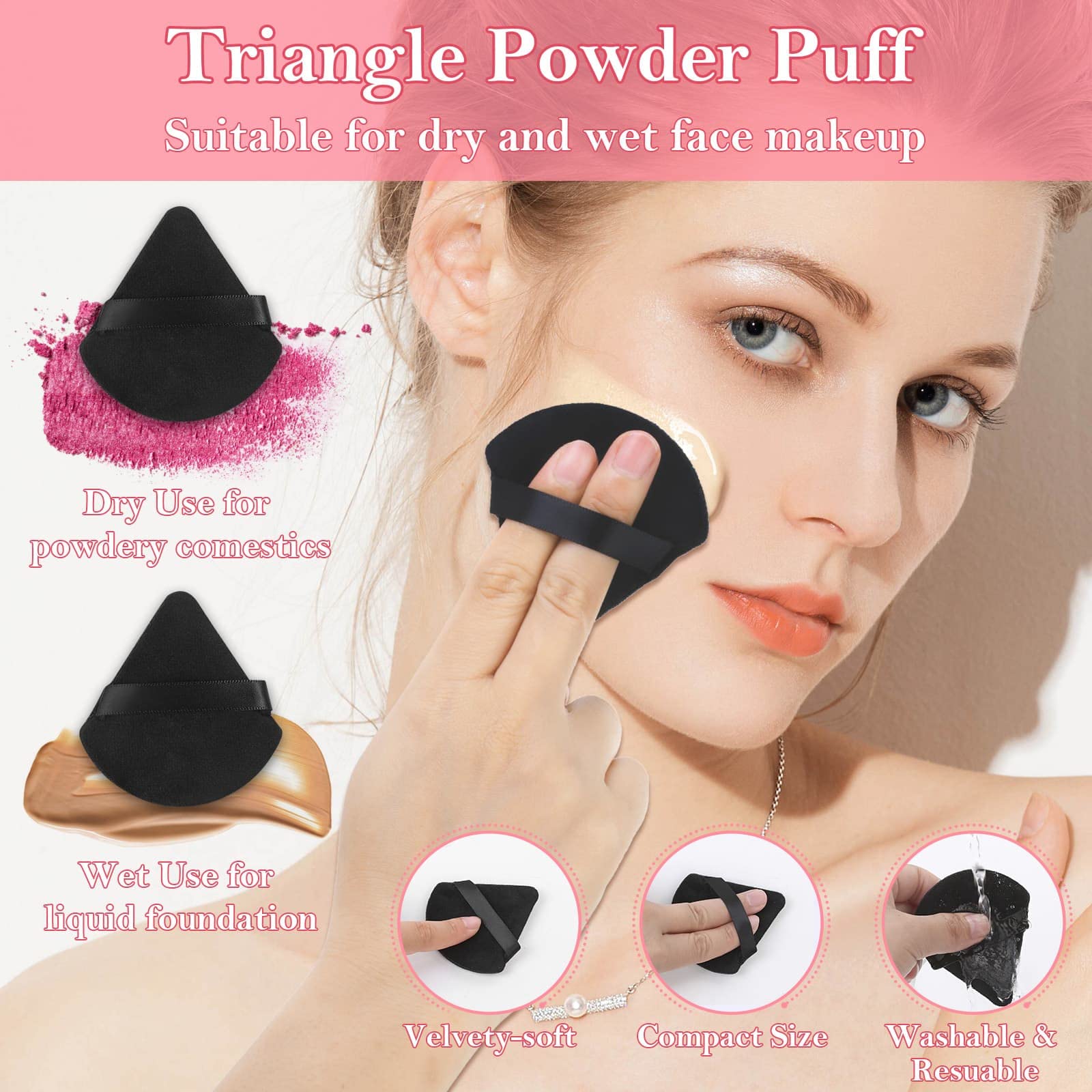 Audab eyeliner applicators enable clean, accurate liner application.