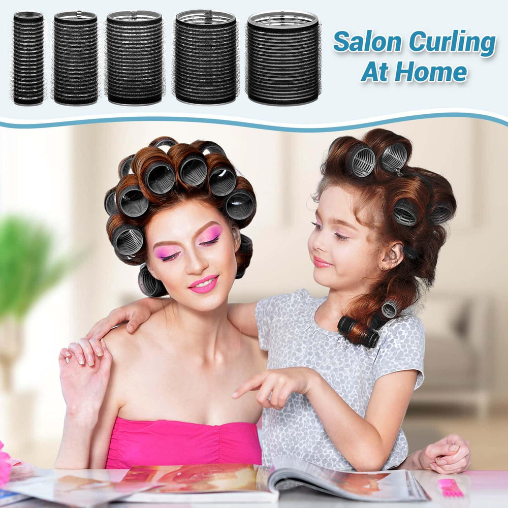 Audab self-grip rollers with 30 pieces for quick volume curls
