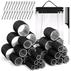 Audab hair rollers set with five sizes for versatile curl options