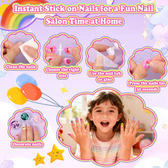 Audab pegatinas brillantes para uñas, añade brillo y estilo.