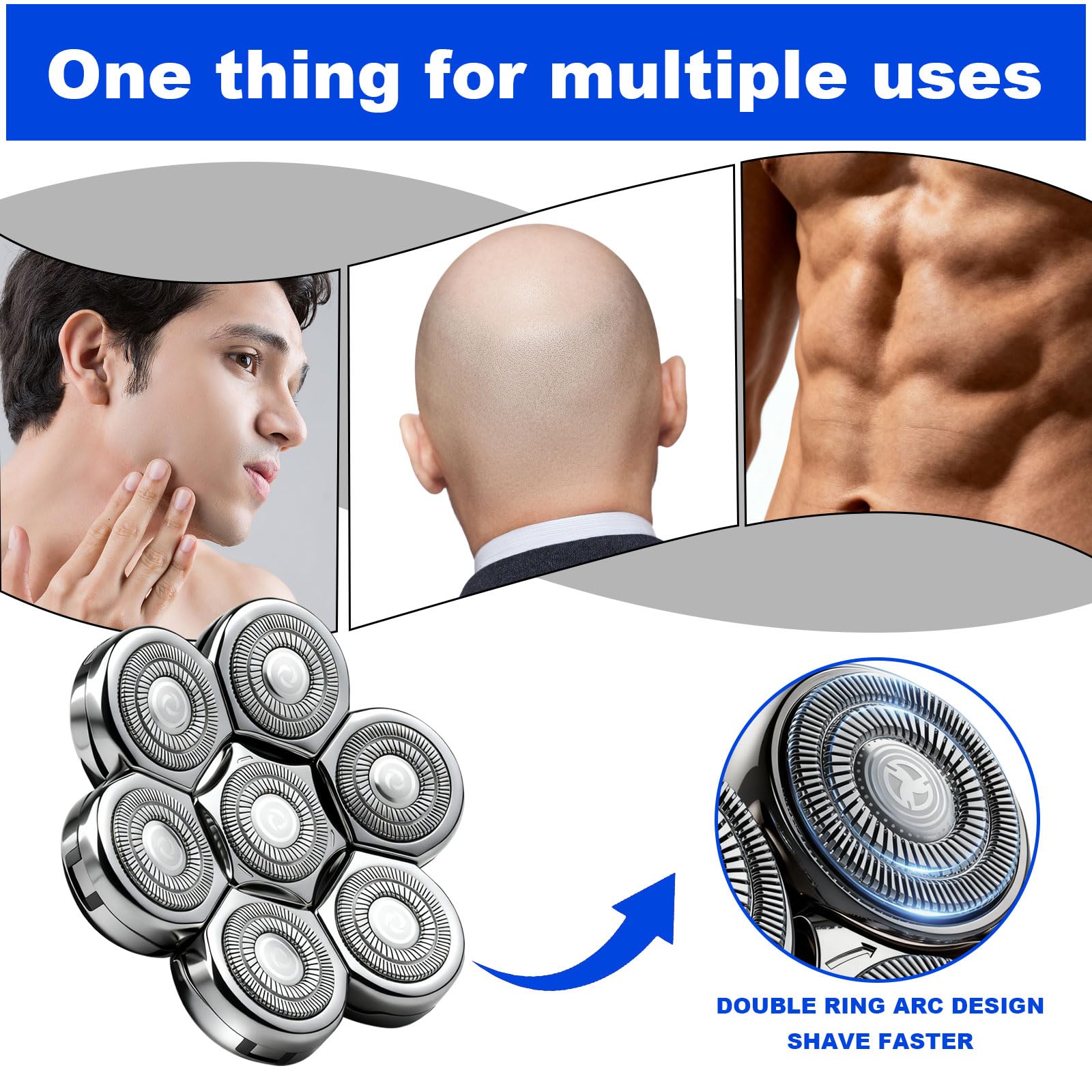 Audoc stainless steel blades resist wear and rust for durable use.