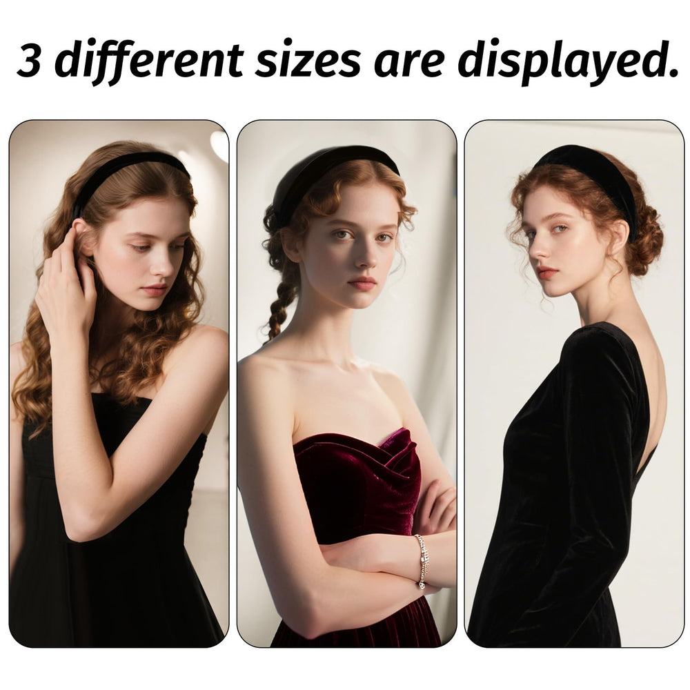 Audtope thick hoop headband 1-2 inch offers bold, comfortable look for outfits