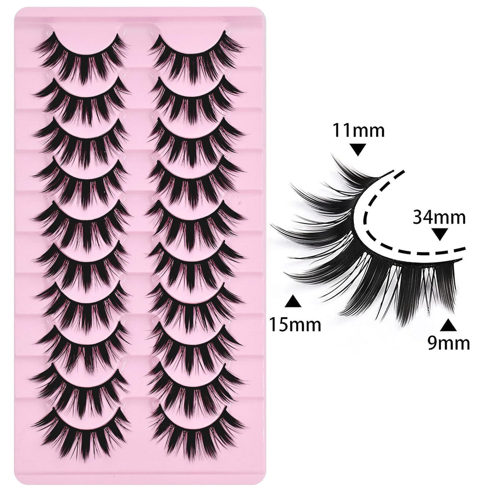 AUGENLI 16mm lashes with C curl for natural drama and bold character.