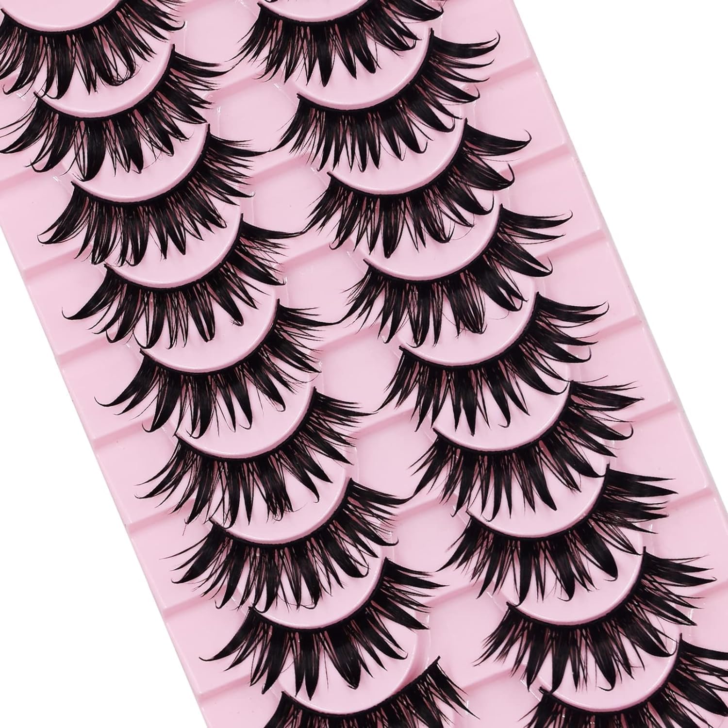 Augenli daily fluffy 3D lashes add volume and depth.