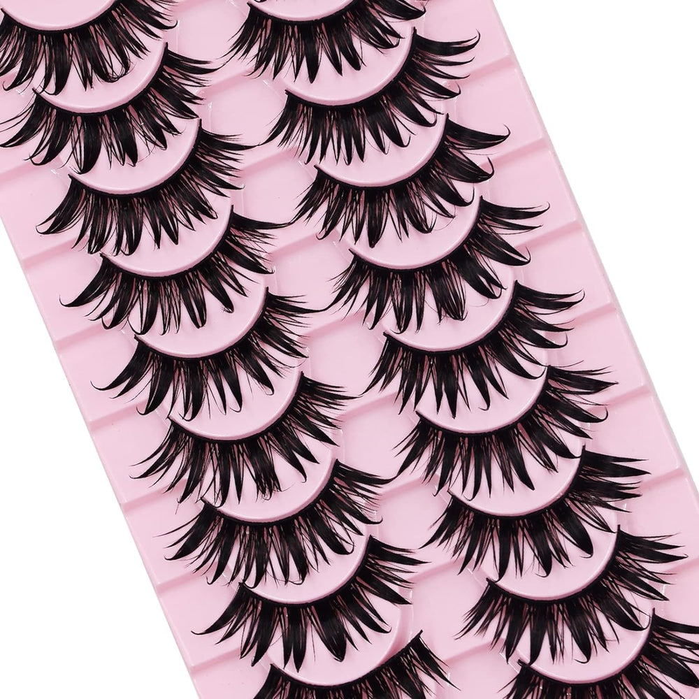 Augenli daily fluffy 3D lashes add volume and depth.