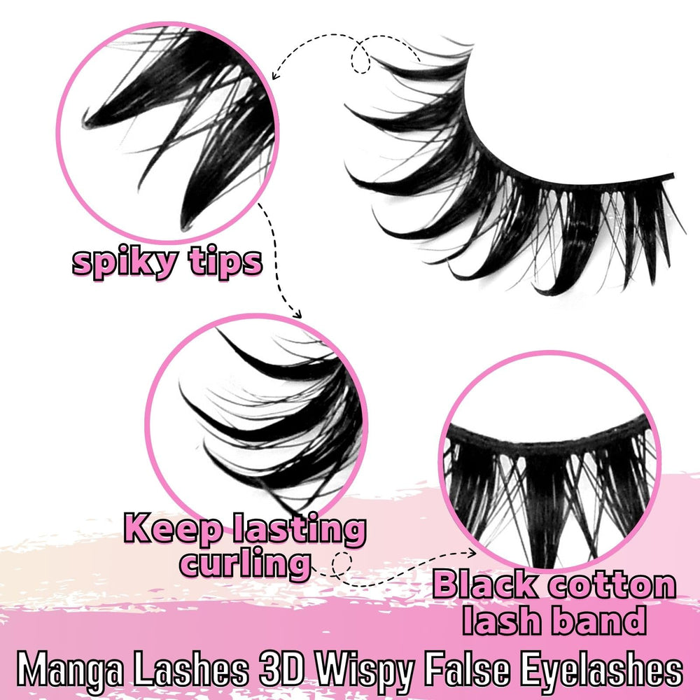 AUGENLI manga-inspired lashes ideal for cosplay photoshoots