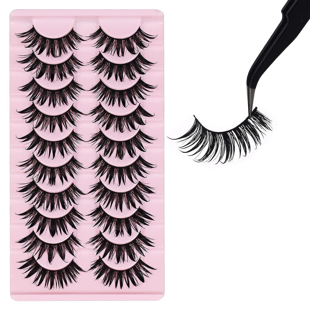 Augenli manga lashes 3D cluster faux mink for natural blend.