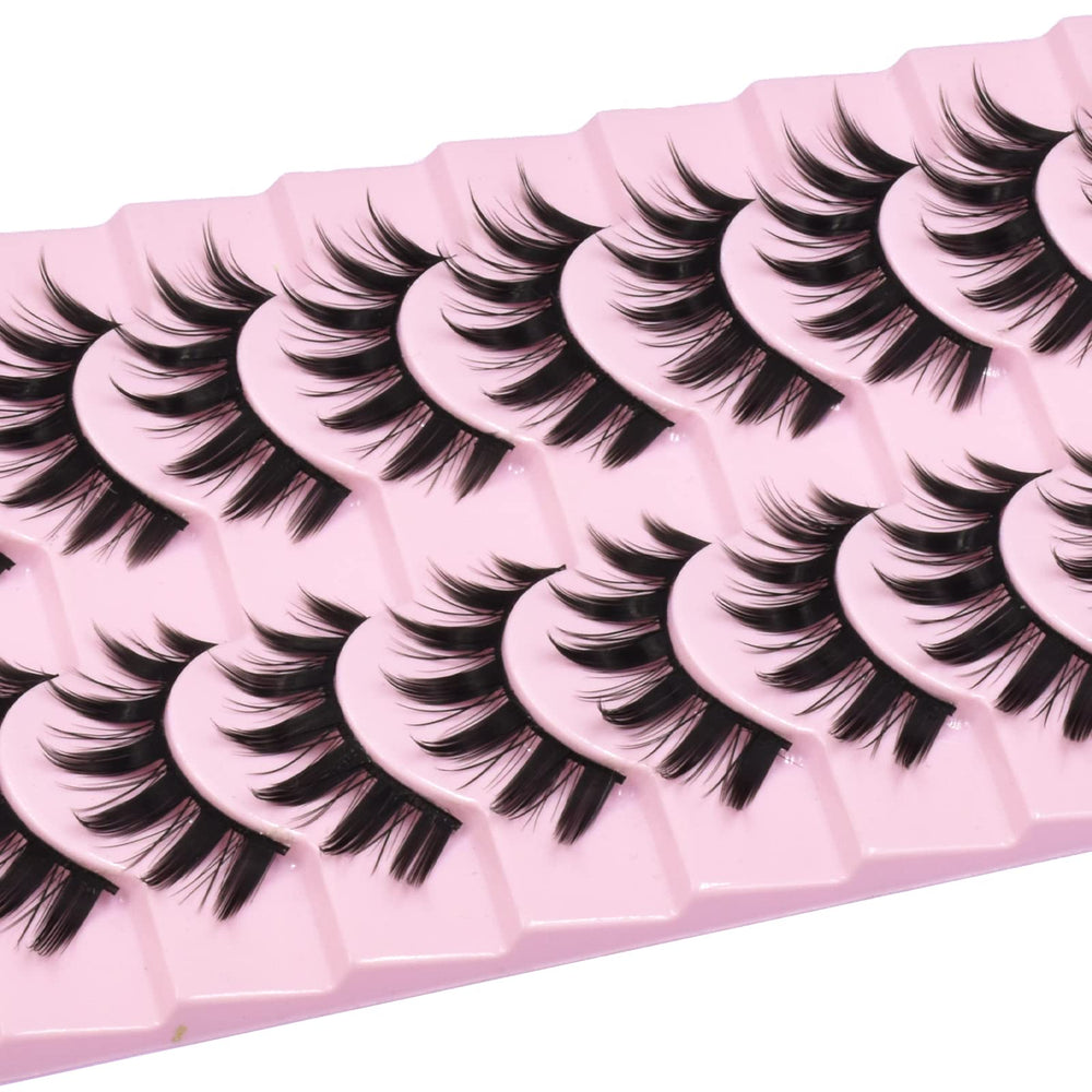 AUGENLI 10-pair set enhances eyes for parties stage performances and daily use.