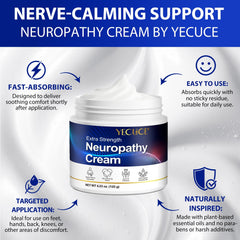 AUIWQWFI crema alivio neuropatía piernas: absorción rápida.