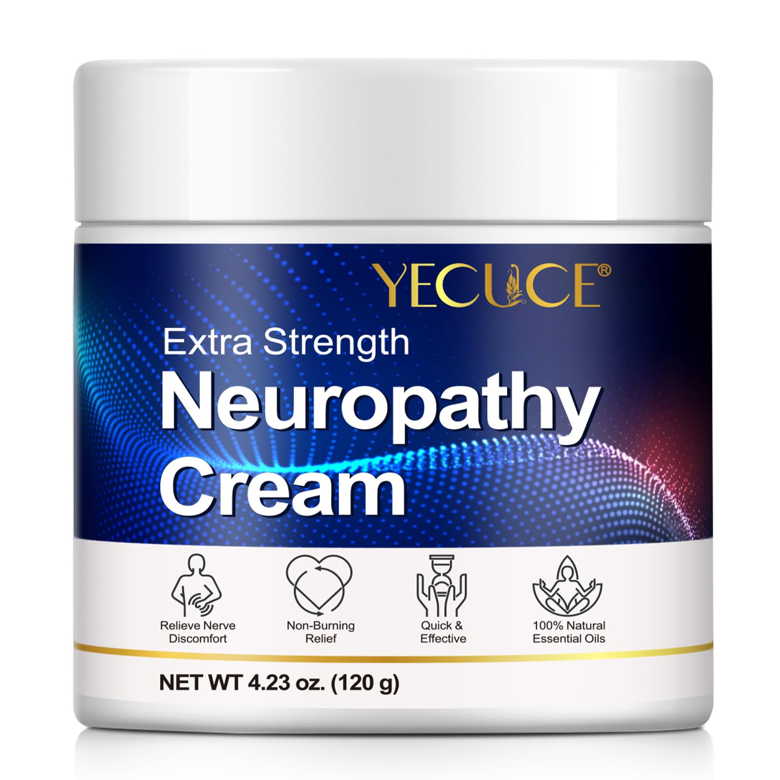 AUIWQWFI crema alivio neuropatía pies: frescura para pies cansados.