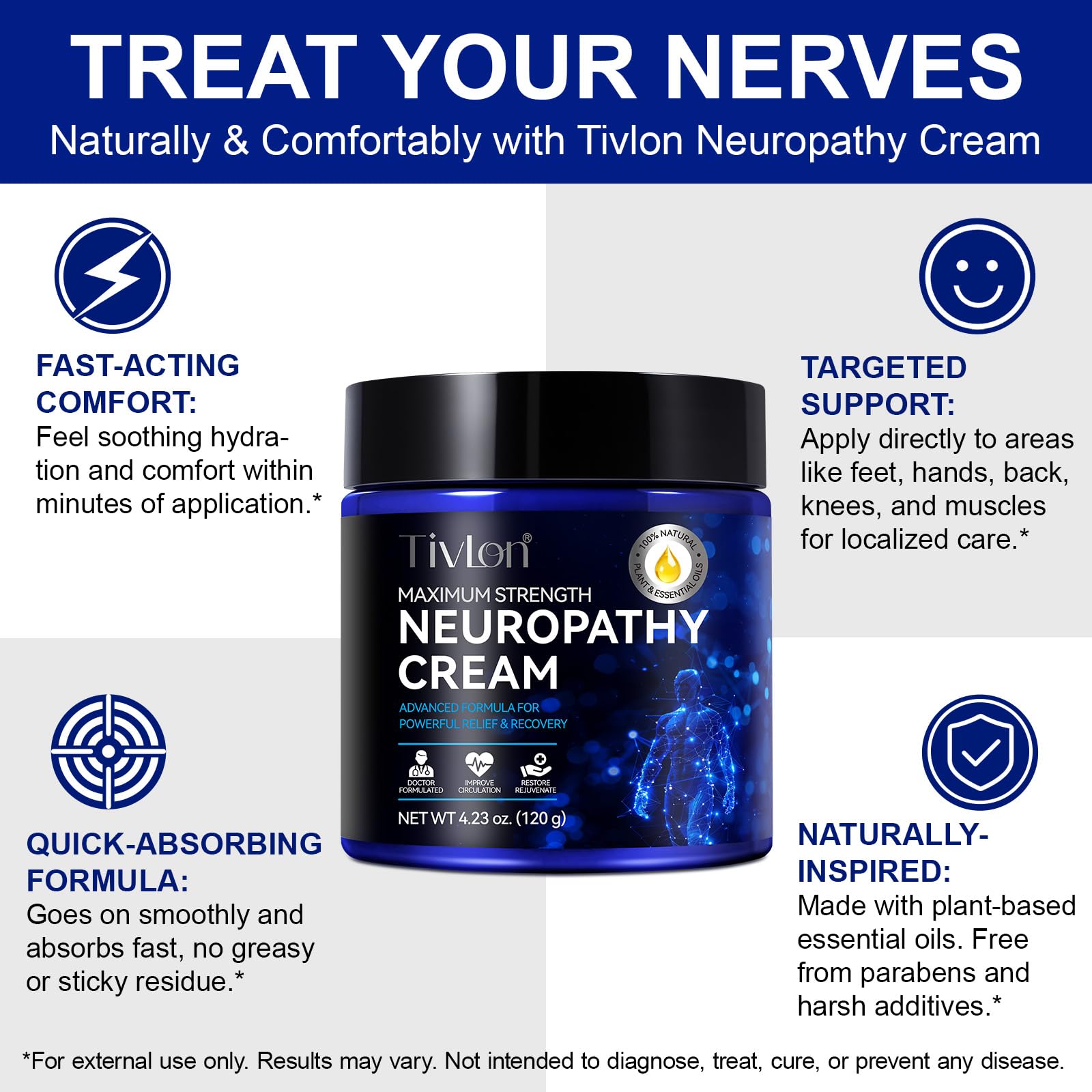 La crema AUIWQWFI para piernas aporta sensación de frescor.